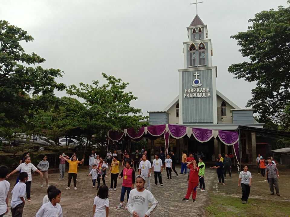 “Kuat Iman Kuat Imun,” Kegiatan Paskah Kasih Prabumulih Resort Plaju Bersama Praeses Distrik XV SUMBAGSEL